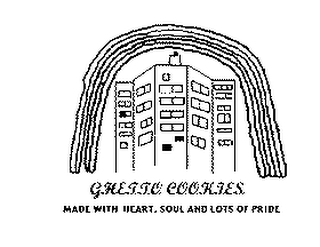 GHETTO COOKIES MADE WITH HEART, SOULD AND LOTS OF PRIDE logo