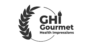 GHI GOURMET HEALTH IMPRESSIONS logo