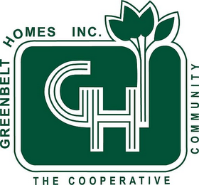 GHI, GREENBELT HOMES, INC., THE COOPERATIVE COMMUNITY logo