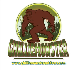 GHILLIEMONSTER WWW.GHILLIEMONSTEROUTDOORS.COM logo