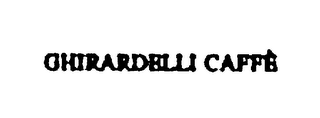 GHIRARDELLI CAFFE logo