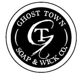 GHOST TOWN SOAP & WICK CO. GT logo