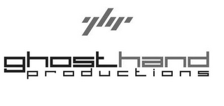 GHP GHOST HAND PRODUCTIONS logo