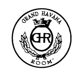 GHR GRAND HAVANA ROOM logo