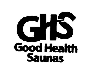 GHS GOOD HEALTH SAUNAS logo