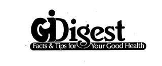 GI DIGEST FACTS & TIPS FOR YOUR GOOD HEALTH logo
