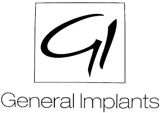 GI GENERAL IMPLANTS logo