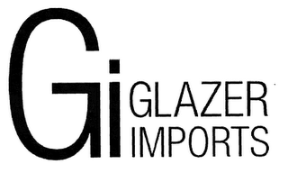 GI GLAZER IMPORTS logo