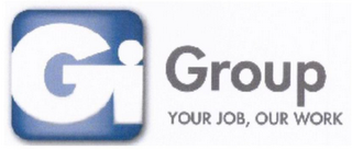 GI GROUP YOUR JOB, OUR WORK logo