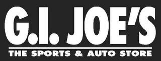 G.I. JOE'S THE SPORTS & AUTO STORE logo