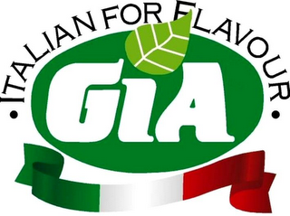 GIA ·ITALIAN FOR FLAVOUR· logo