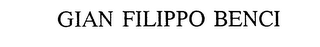 GIAN FILIPPO BENCI logo
