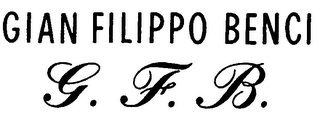 GIAN FILIPPO BENCI G.F.B. logo