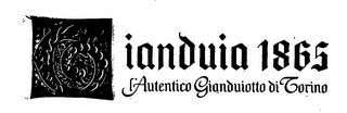 GIANDUIA 1865 AUTENTICO GIANDUIOTTO DI TORINO logo