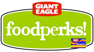 GIANT EAGLE FOODPERKS! GIANT EAGLE ADVANTAGE CARD logo