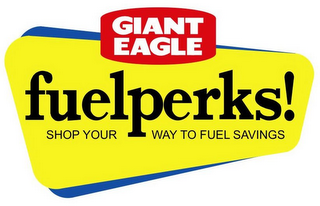 GIANT EAGLE FUELPERKS! SHOP YOUR WAY TO FUEL SAVINGS logo