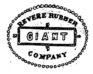 GIANT REVERE RUBBER COMPANY GIANT logo
