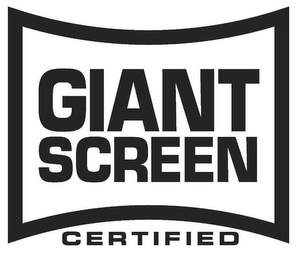 GIANT SCREEN CERTIFIED logo