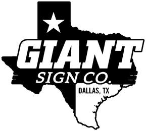 GIANT SIGN CO.  DALLAS, TX logo