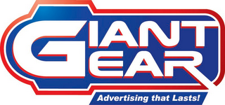 GIANTGEAR ADVERTISING THAT LASTS! logo