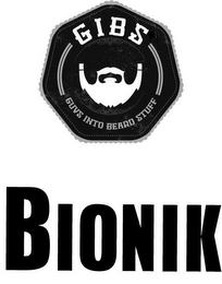 GIBS GUYS INTO BEARD STUFF BIONIK logo