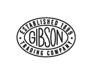 GIBSON TRADING COMPANY ESTABLISHED 1899 logo