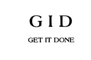 GID GET IT DONE logo