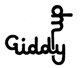 GIDDY UP logo