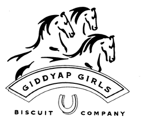 GIDDYAP GIRLS BISCUIT COMPANY logo