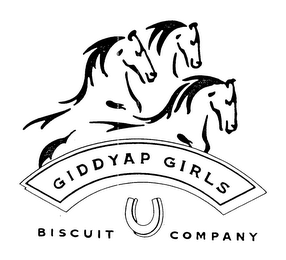 GIDDYAP GIRLS BISCUIT COMPANY logo