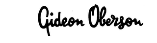 GIDEON OBERSON logo