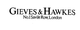 GIEVES & HAWKES NO.1 SAVILE ROW, LONDON logo