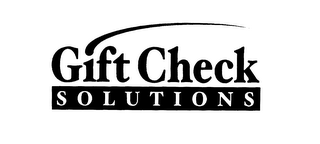 GIFT CHECK SOLUTIONS logo
