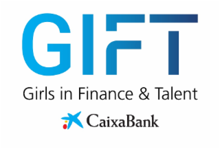 GIFT GIRLS IN FINANCE & TALENT CAIXABANK logo