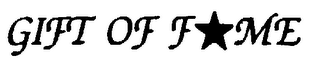 GIFT OF FAME logo