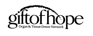 GIFTOFHOPE ORGAN & TISSUE DONOR NETWORK logo