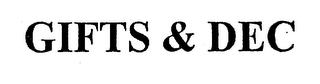 GIFTS & DEC logo