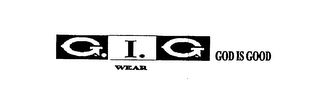 G.I.G. GOD IS GOOD WEAR logo