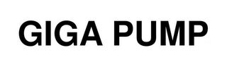GIGA PUMP logo