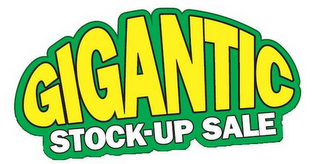 GIGANTIC STOCK-UP SALE logo