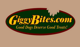 GIGGYBITES.COM GOOD DOGS DESERVE GOOD TREATS! logo