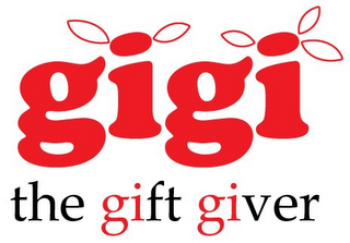 GIGI THE GIFT GIVER logo