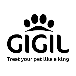 GIGIL TREAT YOUR PET LIKE A KING logo