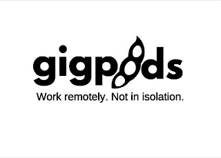 GIGPODS WORK REMOTELY. NOT IN ISOLATION. logo