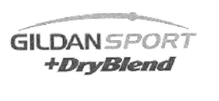 GILDAN SPORT + DRYBLEND logo