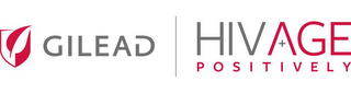 GILEAD HIV AGE POSITIVELY logo