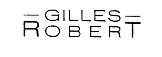 GILLES ROBERT logo
