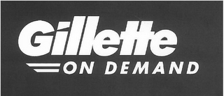 GILLETTE ON DEMAND logo