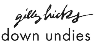 GILLY HICKS DOWN UNDIES logo