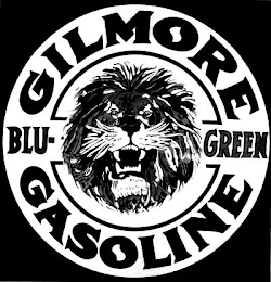 GILMORE BLU-GREEN GASOLINE logo